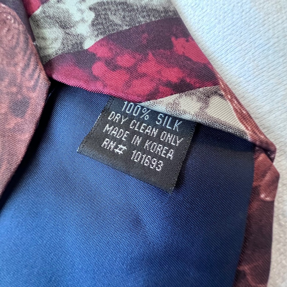 Eagles Wings Mens Silk Tie American Flag Bald Eagle Statue of Liberty Patriotic - Picture 5 of 6